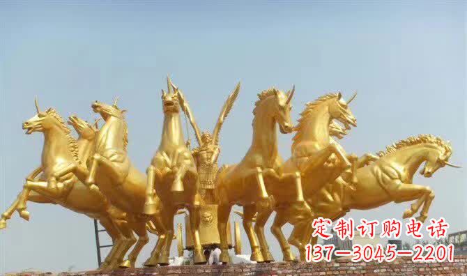 海南阿波罗战车铜雕