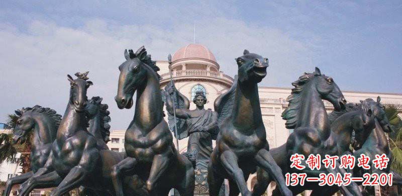 海南阿波罗战车铜雕222