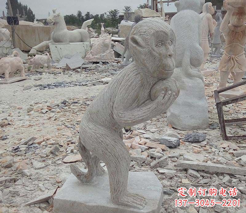 海南新猴子雕像,传承古老传说