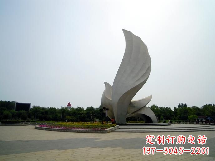 海南鸽子飞翔北戴河奥林匹克公园精美雕像
