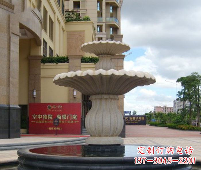 海南喷泉石雕精美的欧式园林装饰