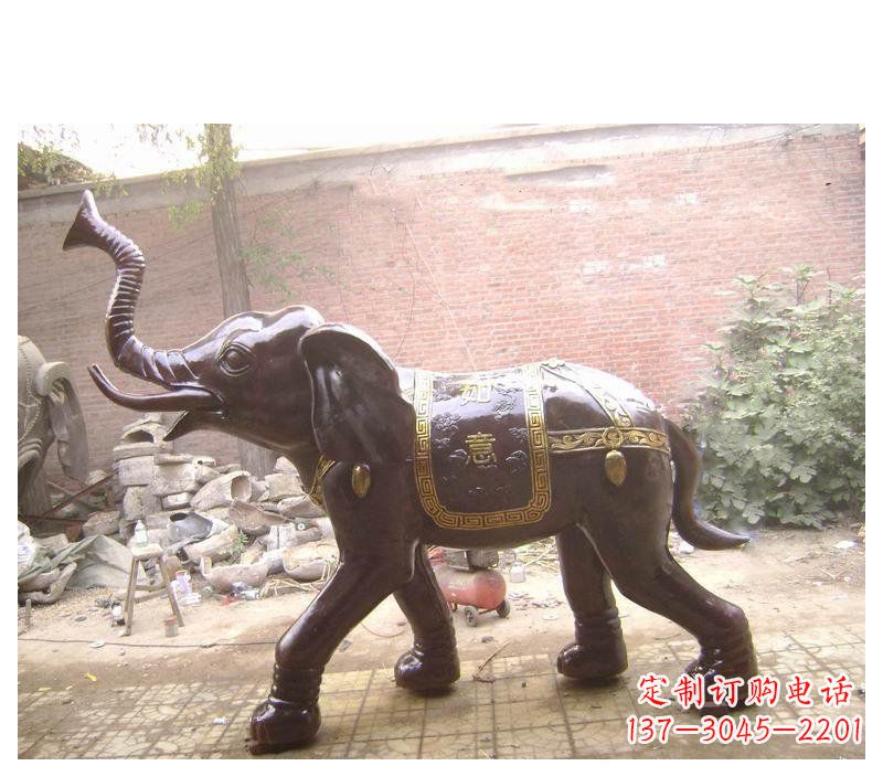 海南玻璃钢大象雕塑