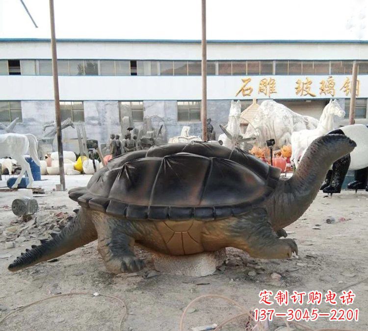 海南玻璃钢仿真大型乌龟雕塑