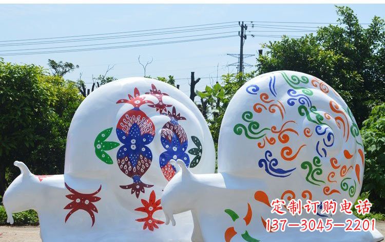 海南玻璃钢蜗牛一种精美的雕塑