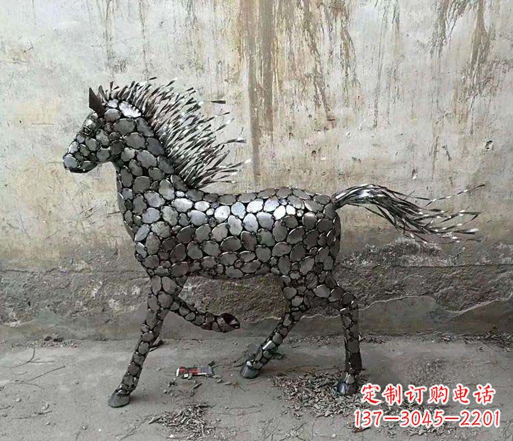 海南不锈钢奔马雕塑艺术与自由的象征