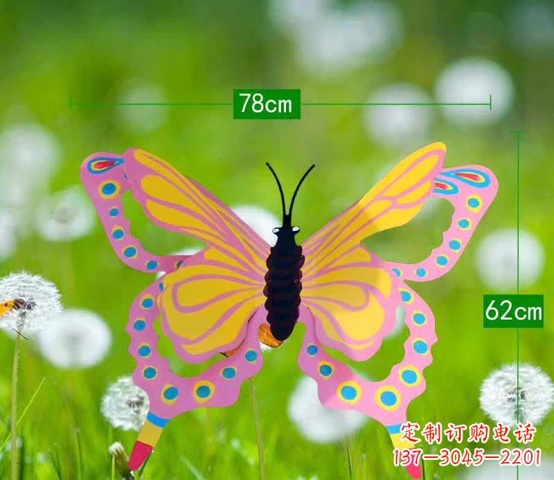 海南不锈钢蝴蝶雕塑美观耐用的艺术品