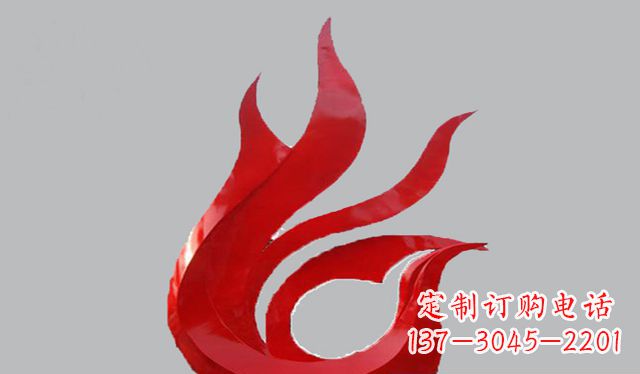 海南不锈钢凤凰雕塑——传承古代文化之美