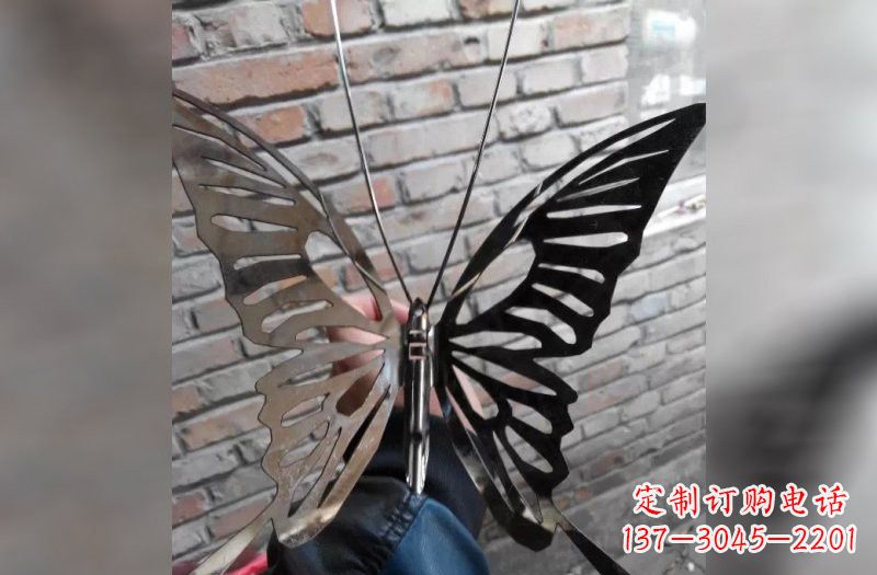 海南精美不锈钢蝴蝶雕塑