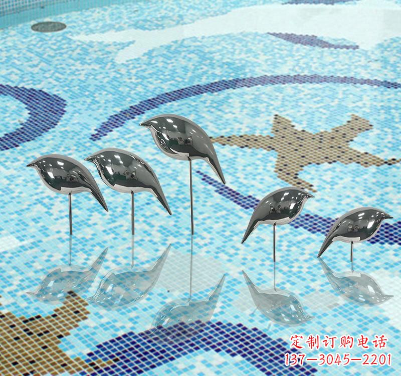 海南不锈钢创意鸽子雕塑