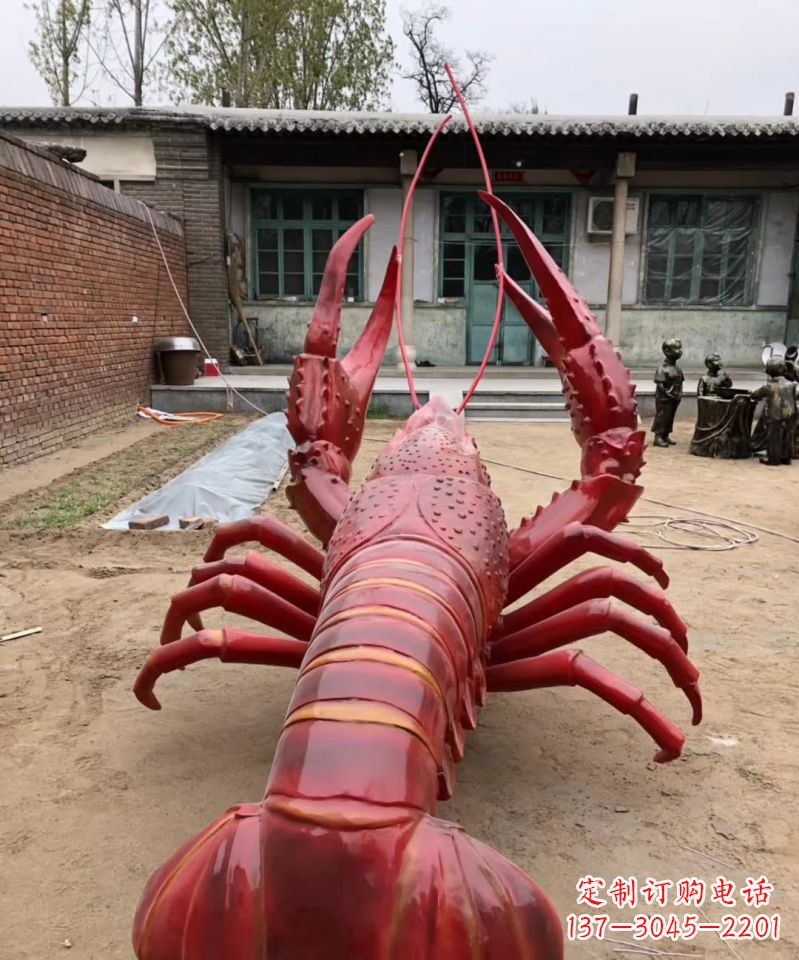 海南不锈钢大龙虾雕塑雕塑之美