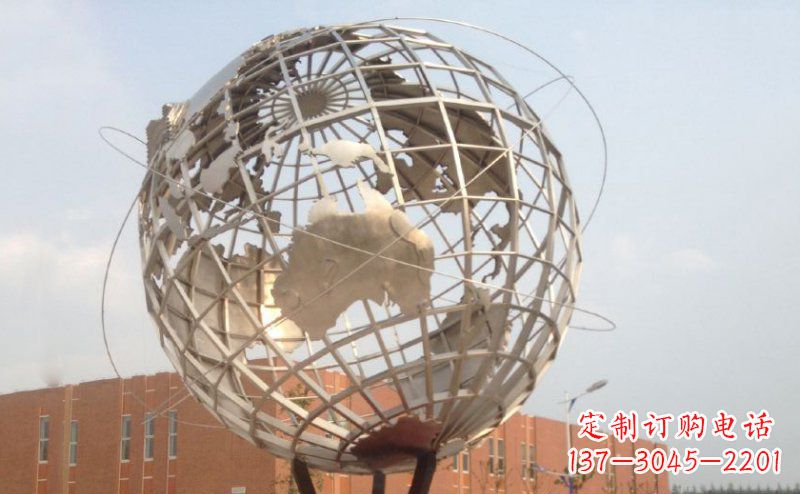 海南不锈钢地球雕塑——一件集美丽与坚固于一身的艺术品
