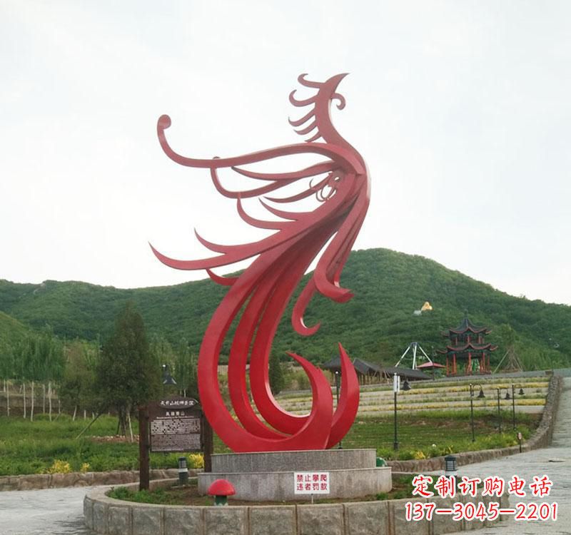 海南不锈钢凤凰展现古老文明的传承