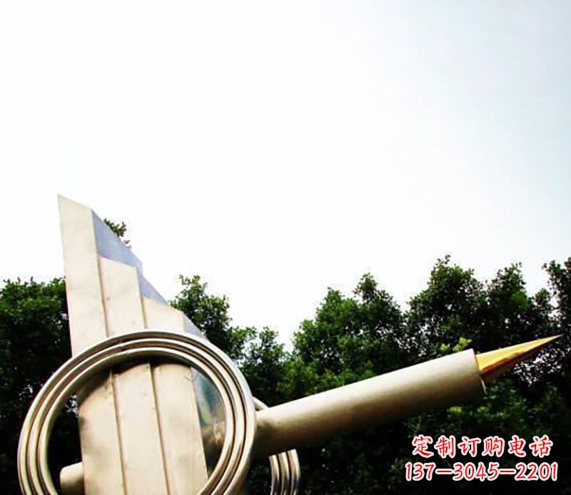 海南不锈钢钢笔雕塑