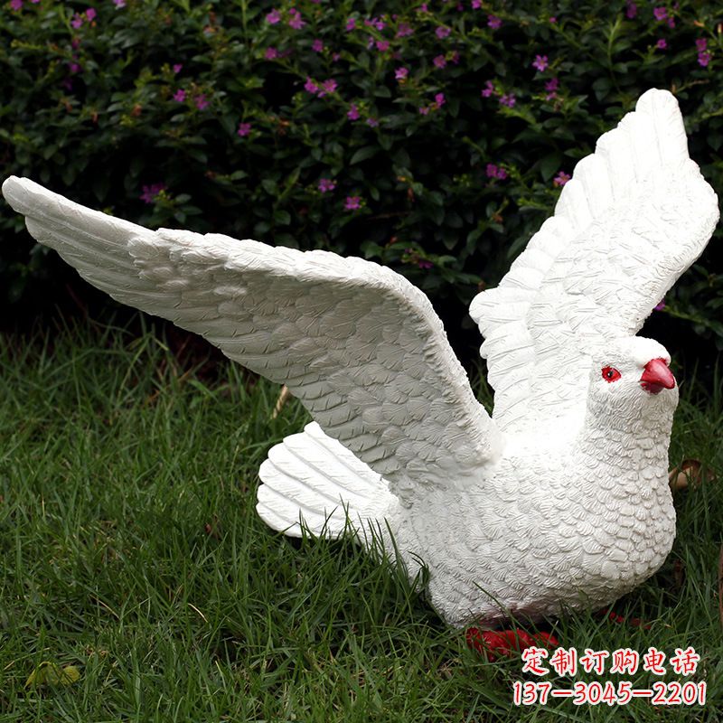 海南不锈钢鸽子雕塑