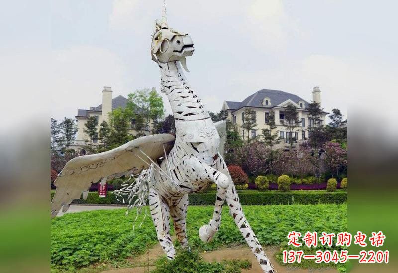 海南不锈钢独角兽雕塑