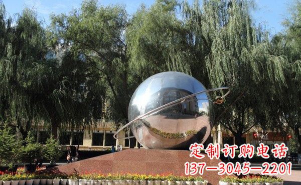 海南不锈钢地球雕塑——缅怀美好家园
