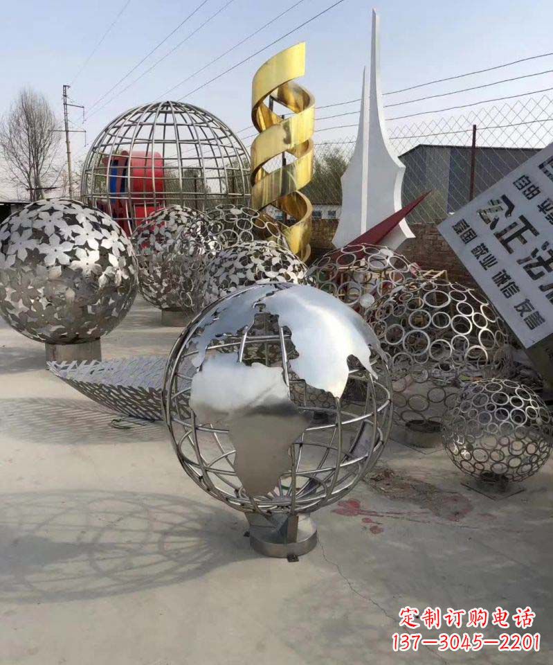 海南不锈钢地球雕塑融合艺术与自然的完美结合