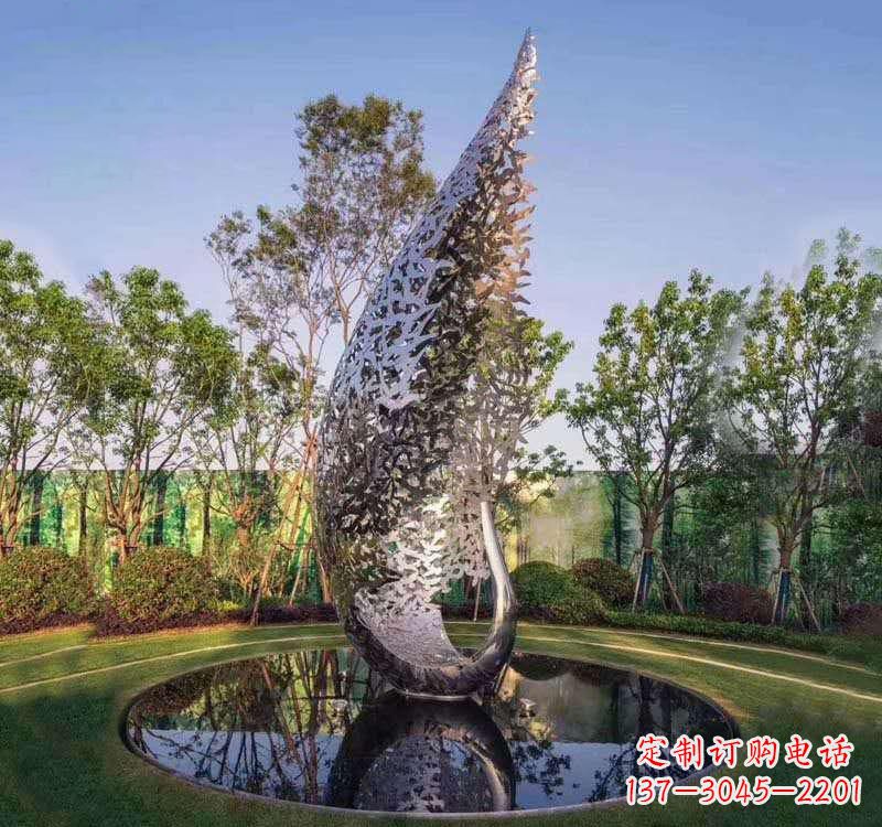 海南不锈钢凤凰雕塑精美绝伦