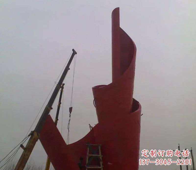 海南不锈钢火炬雕塑点燃社会进步的火炬