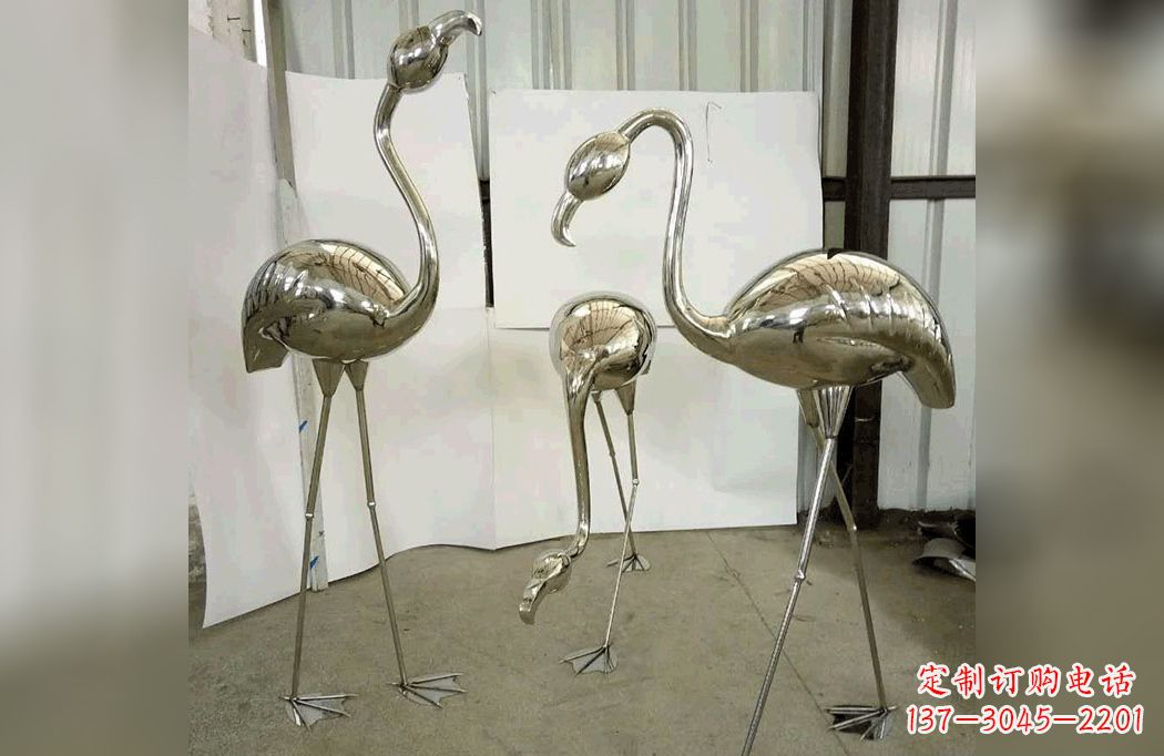 海南不锈钢火烈鸟——雕塑之美