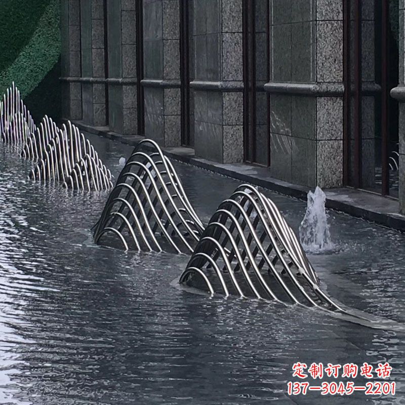 海南不锈钢假山雕塑精美外形，百变造型