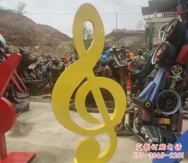 海南不锈钢音符雕塑美丽而持久的艺术