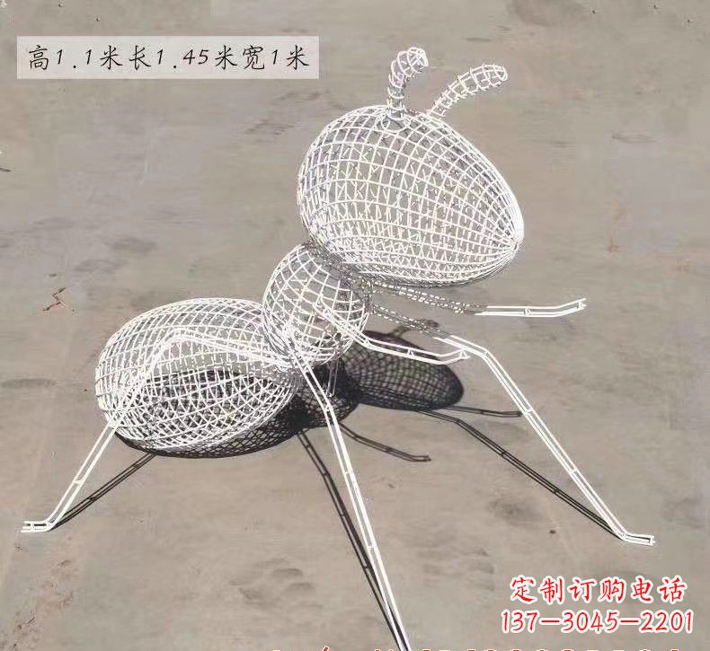 海南不锈钢镂空蚂蚁雕塑