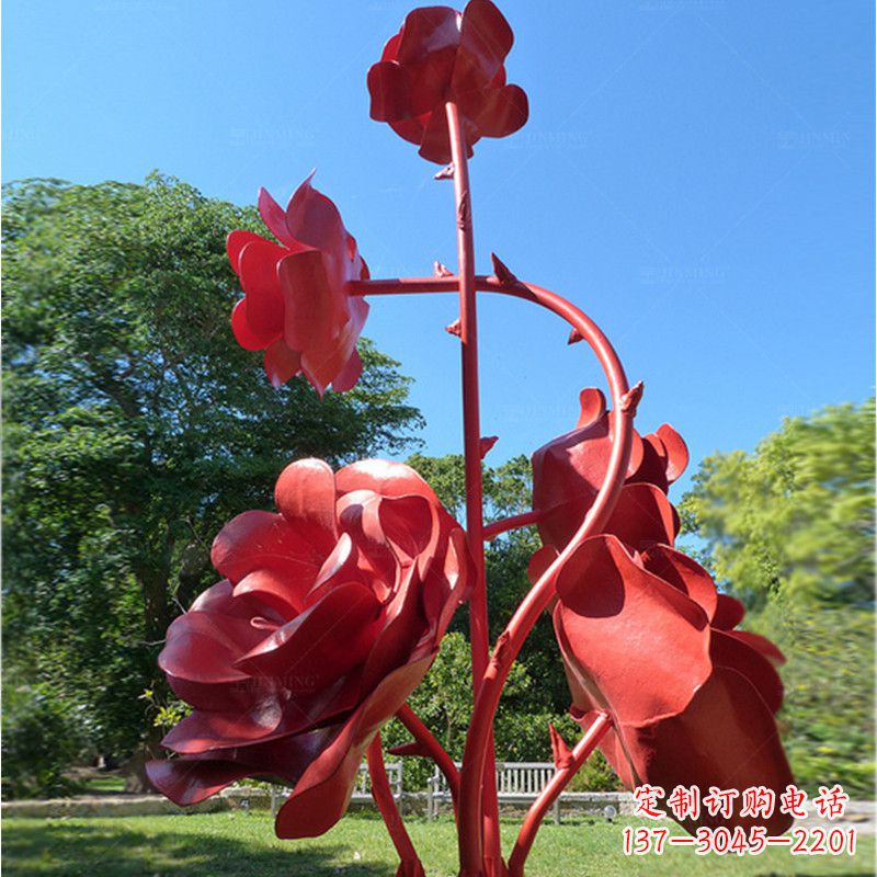 海南玫瑰雕塑艺术的精美表达