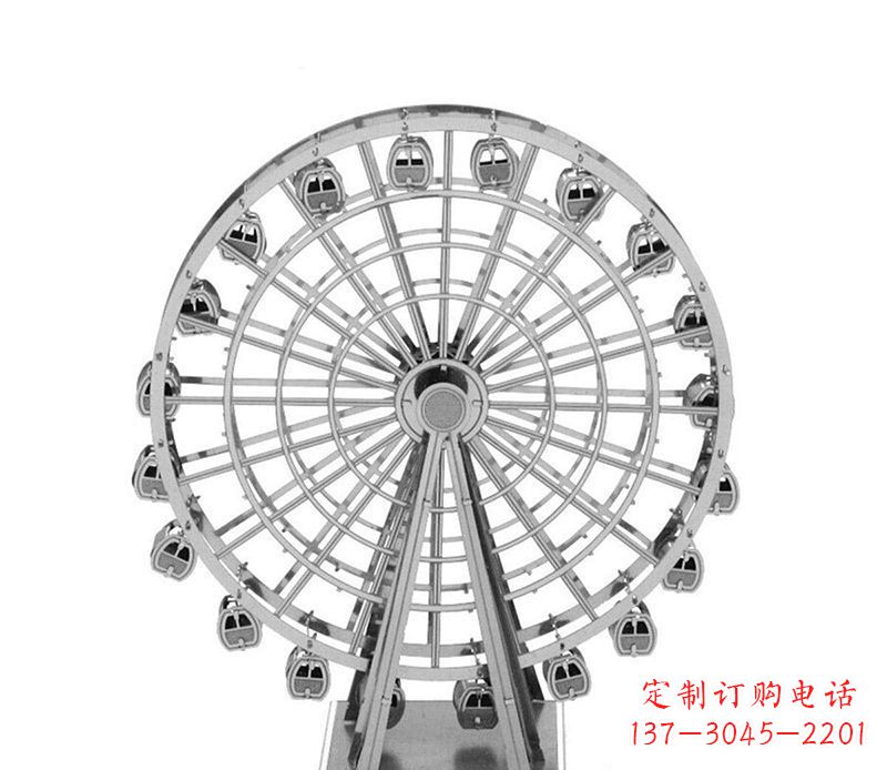 海南不锈钢摩天轮雕塑引领城市风采