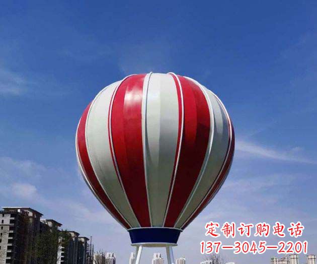 海南不锈钢热气球雕塑给景观增添精彩