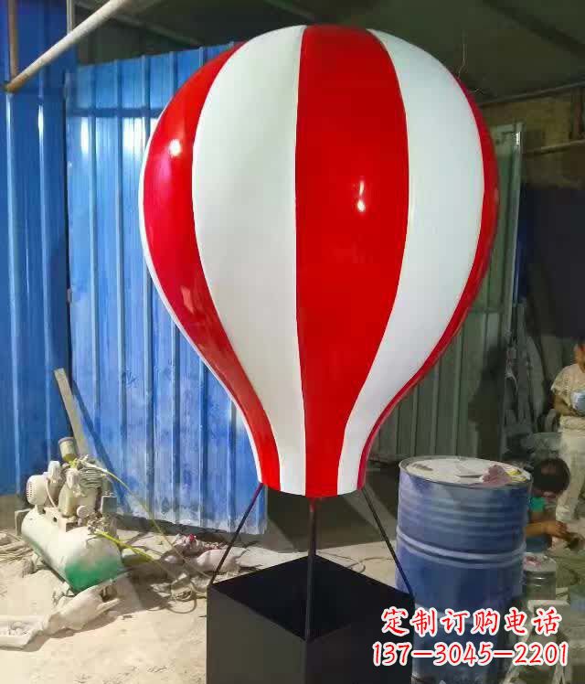 海南新题目美丽的不锈钢气球雕塑