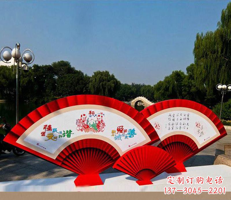 海南不锈钢价值观雕塑——见证社会主义核心价值观