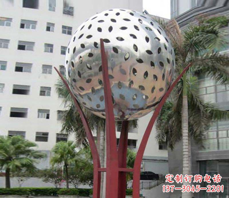 海南镂空树叶雕塑——给校园景观增添灵动之美