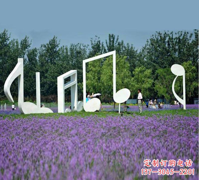 海南不锈钢音符雕塑音乐与艺术的完美结合