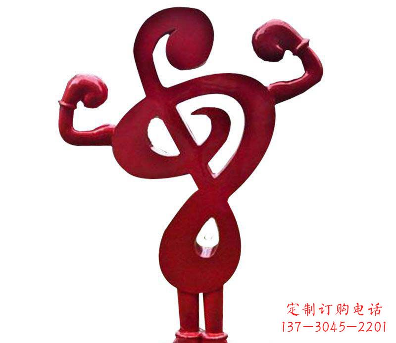 海南音符之美——不锈钢音符雕塑