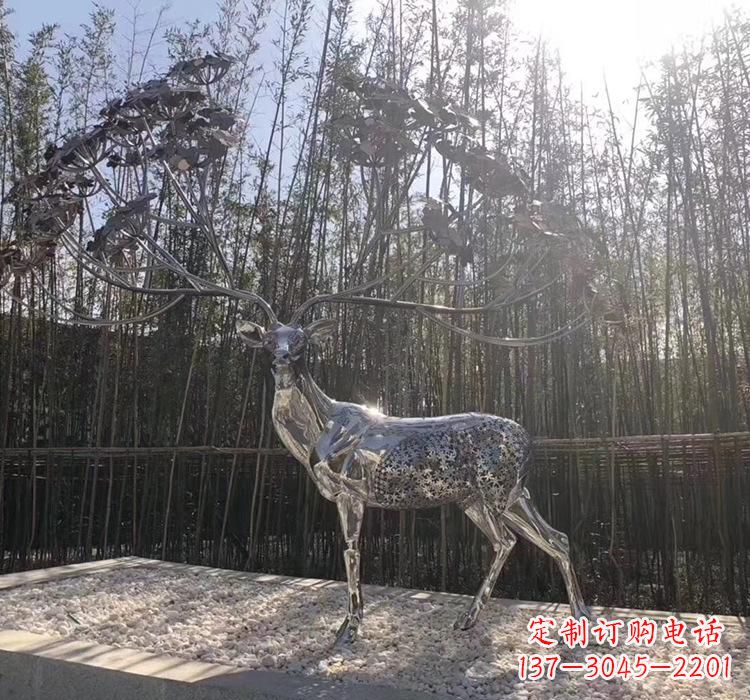 海南不锈钢动物雕塑精美的艺术作品