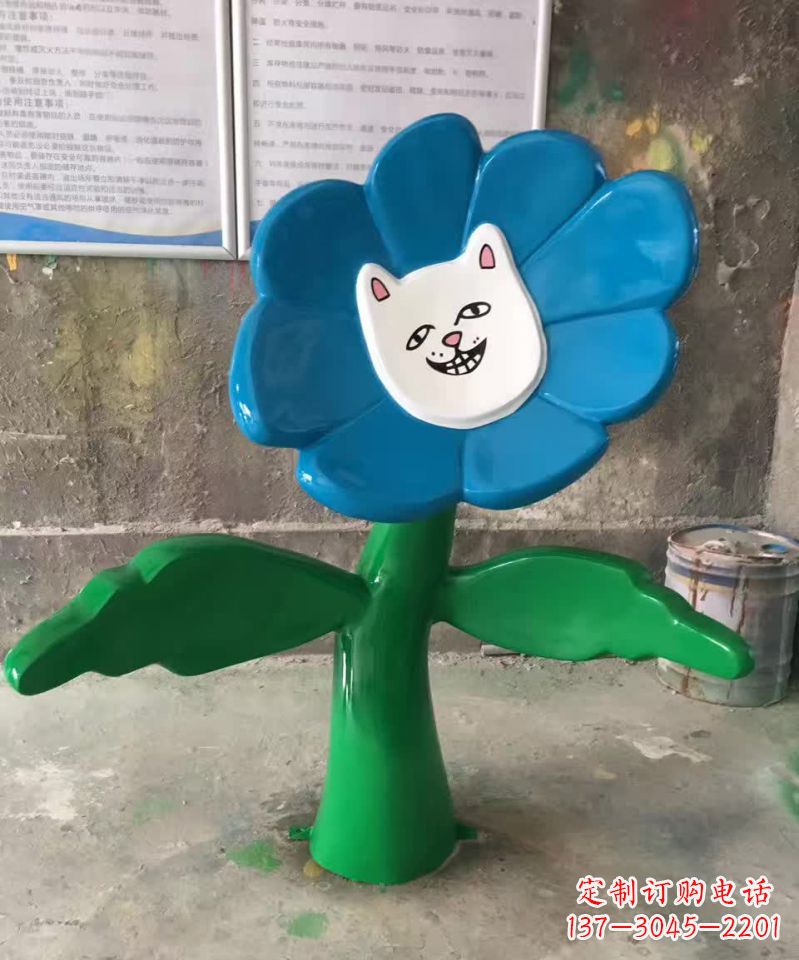 海南不锈钢装饰太阳花雕塑—给城市添彩