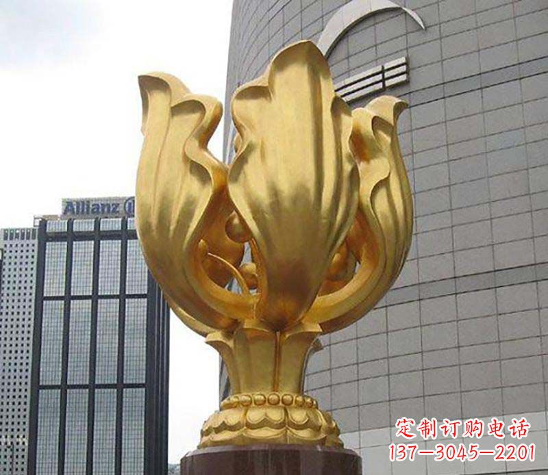 海南紫荆花雕塑——精美艺术品