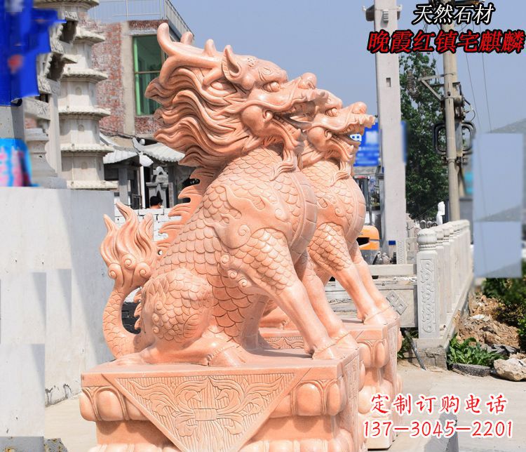 海南麒麟雕塑——美丽的晚霞之赞