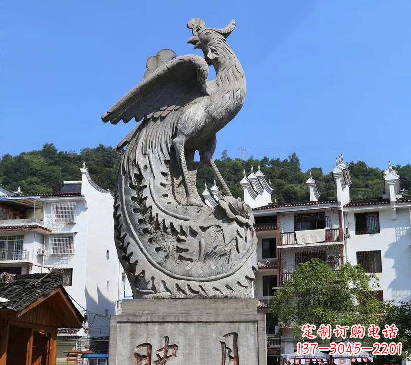 海南青石凤凰雕塑富有文化底蕴的传承