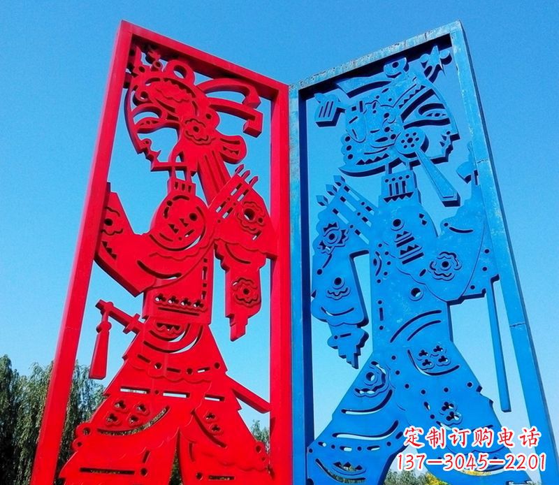 海南精美的皮影戏雕塑