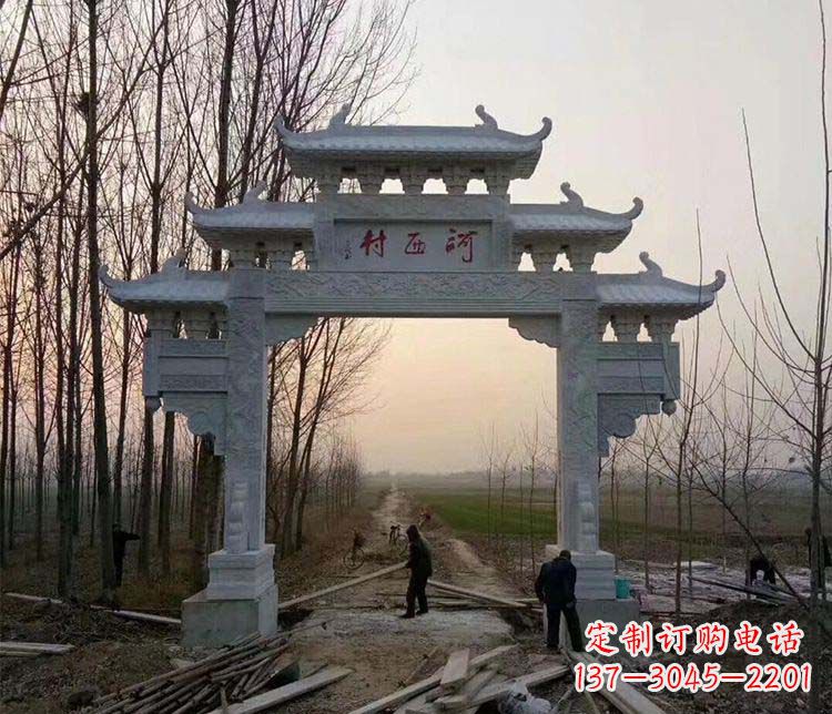 海南牌坊雕塑——记忆中的美丽家乡