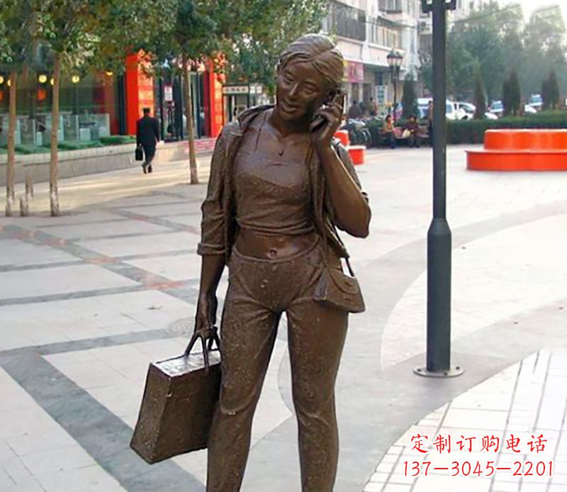 海南通话女性雕塑