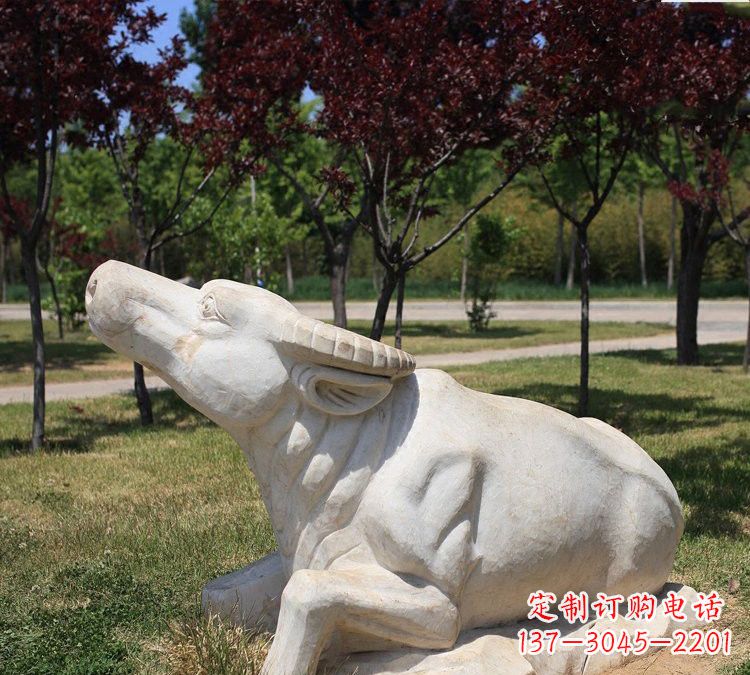 海南大理石动物雕塑传承文化的艺术精品