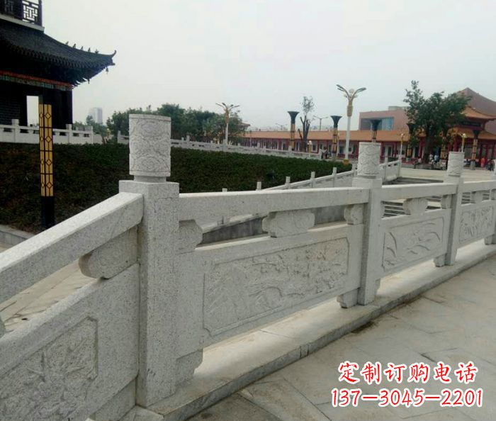 海南精美大理石栏板雕塑