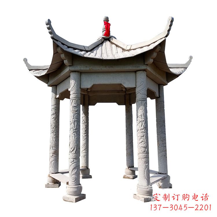 海南中领雕塑大理石凉亭雕塑