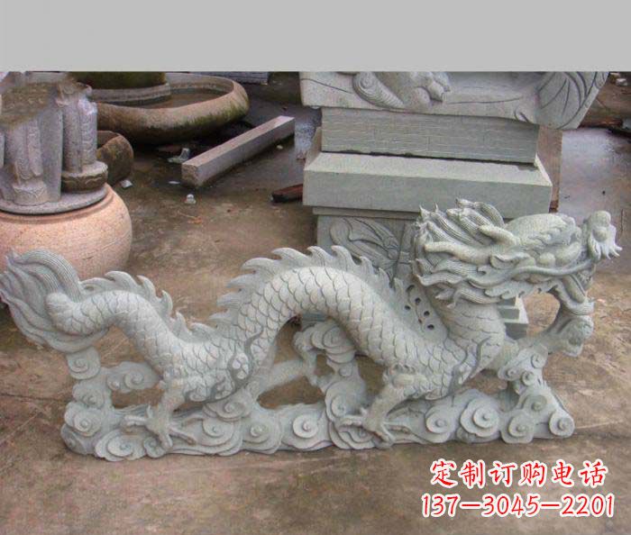 海南大理石龙雕塑