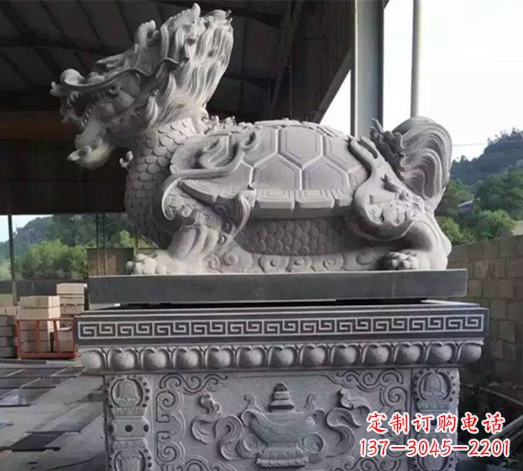 海南中领雕塑 | 手工制作大理石龙雕塑