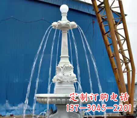海南精致大理石喷泉雕塑