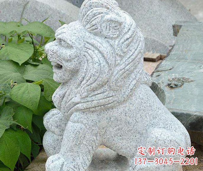 海南大理石狮子雕塑